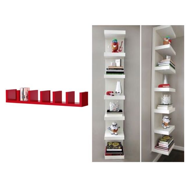 (PENDING COLLECTION)LACK Wall shelf unit, white, 30x190 cm, Furniture