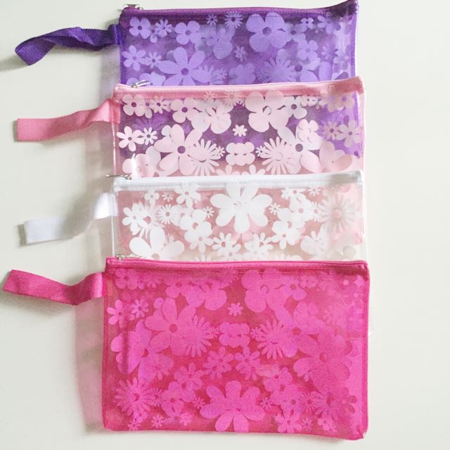 large transparent pencil case