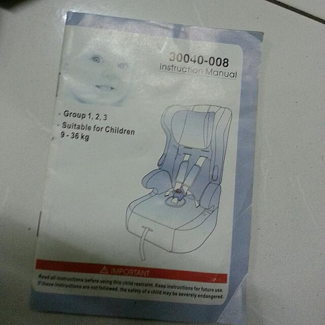 My Dear Children Car Seat Booked Babies Kids On Carousell