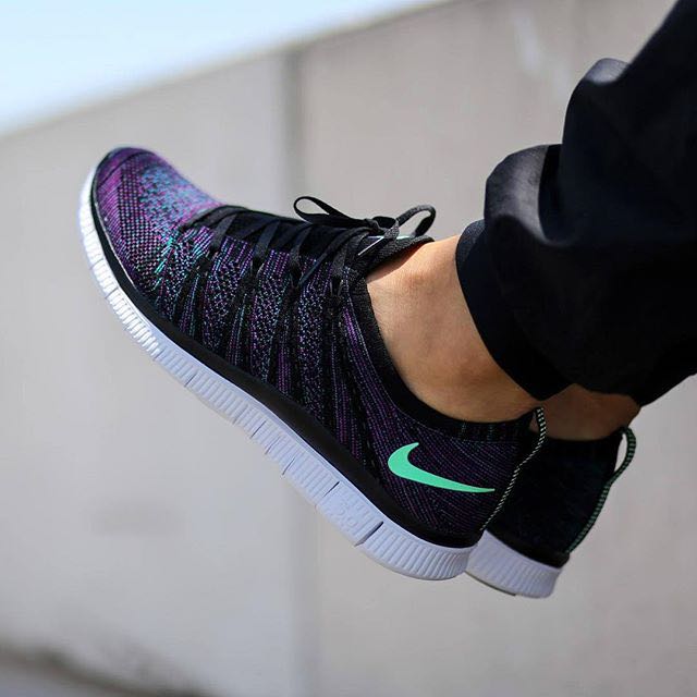 nike free flyknit nsw mens purple