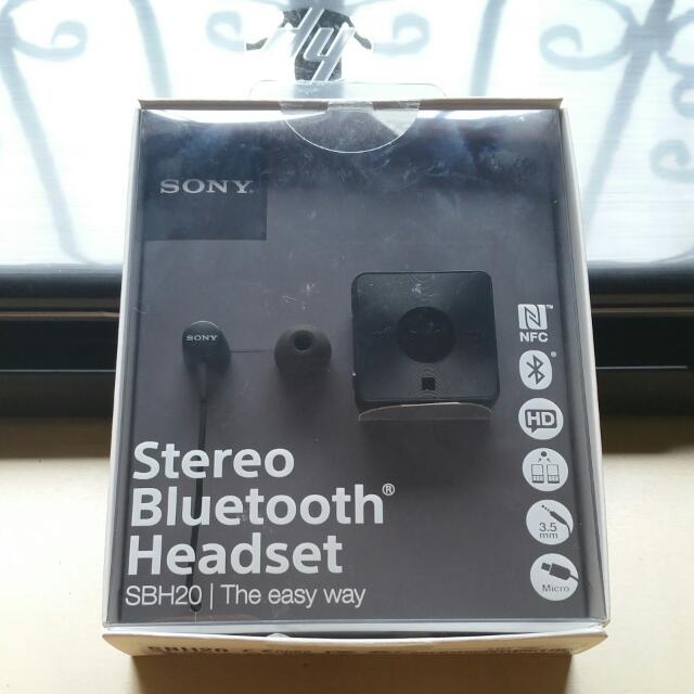 Sony Stereo Bluetooth Headset SBH20, Computers & Tech, Parts