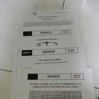 Hwa Chong JC  Issued GP Essay Writting Guides