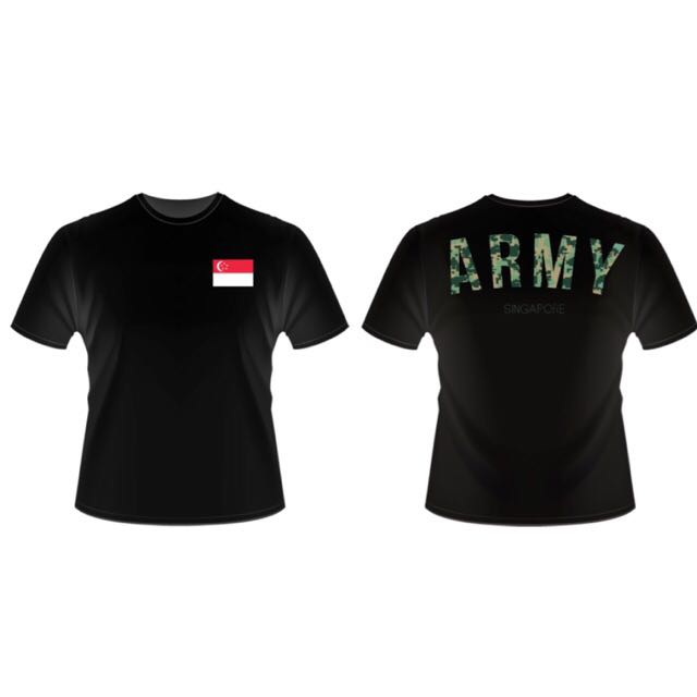 army t shirt singapore