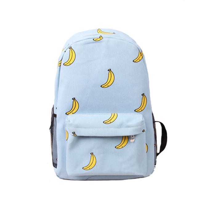 blue banana backpack