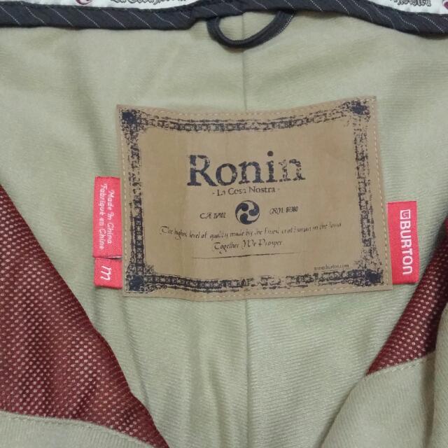 Burton ronin la cosa nostra jacket outlet
