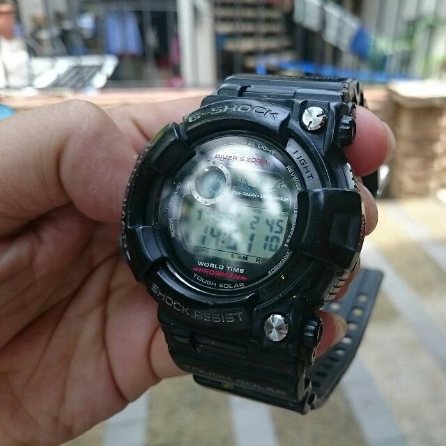 Casio G Shock Frogman GF 1000 JP Black Mobile Phones Gadgets Wearables Smart Watches on Carousell