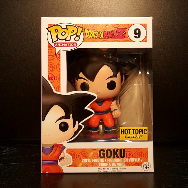 Funko Pop Animation Dragon Ball Z Hot Topic Exclusive Black Hair