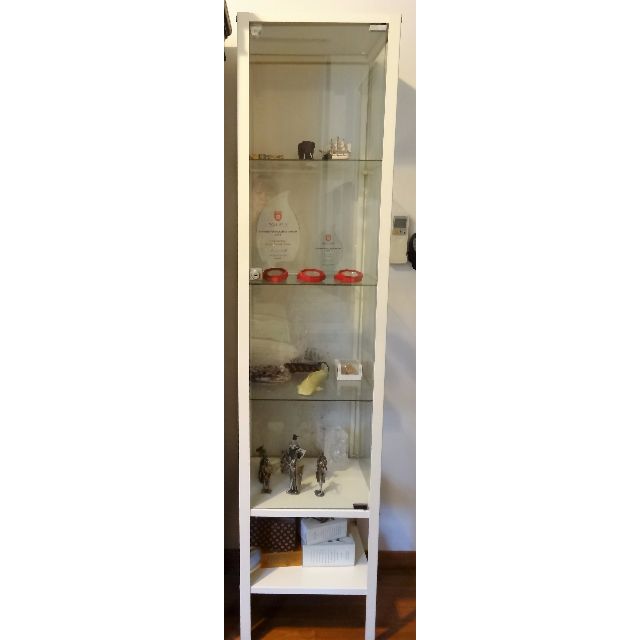 Glass Display Cabinet With Lock Furniture On Carousell