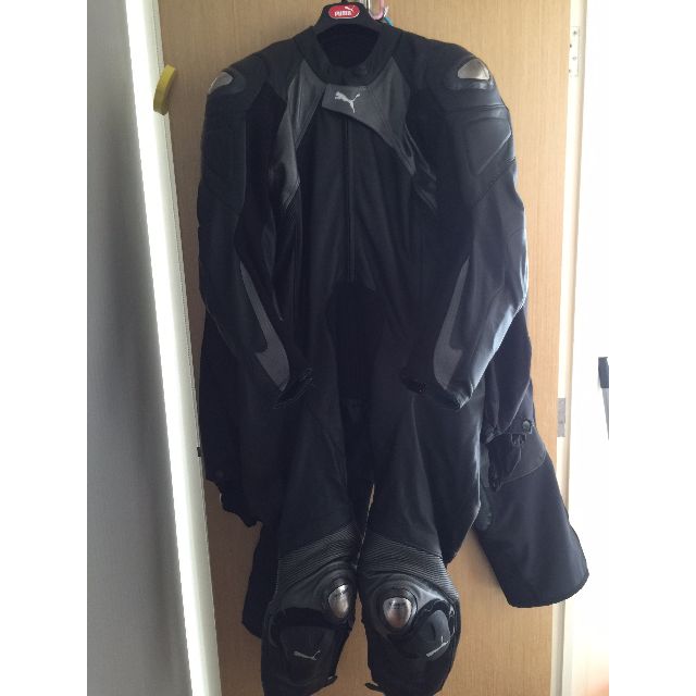 puma leather suit