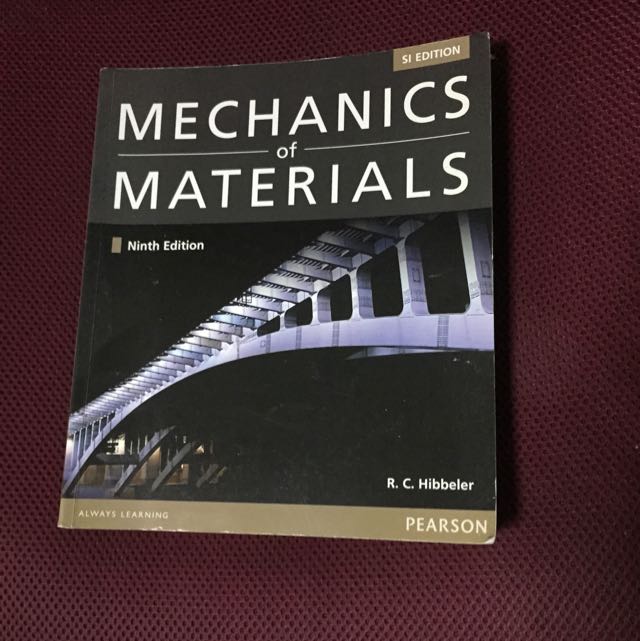 Winderig eeuwig lof R.C.Hibbeler Mechanics of Materials 9th Edition, Hobbies & Toys, Books &  Magazines, Textbooks on Carousell