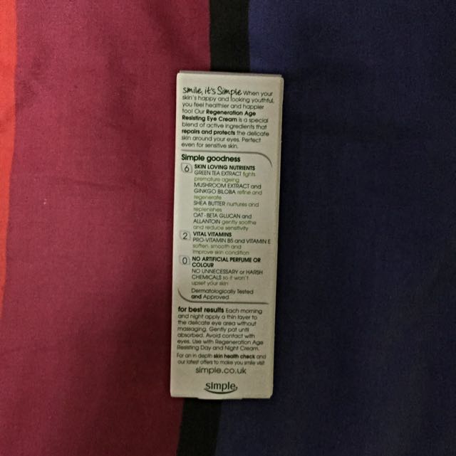 simple vitamin e cream