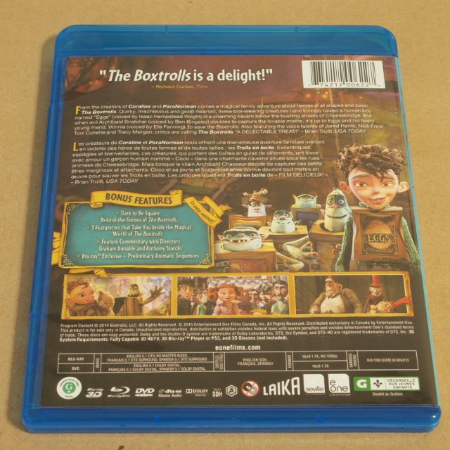 The Boxtrolls 3d Blu Ray Blu Ray Dvd Men S Fashion On Carousell