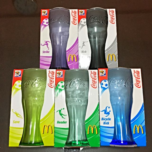 Coca Cola X Mcdonald S 10 Fifa World Cup Contour Glasses Home Appliances On Carousell