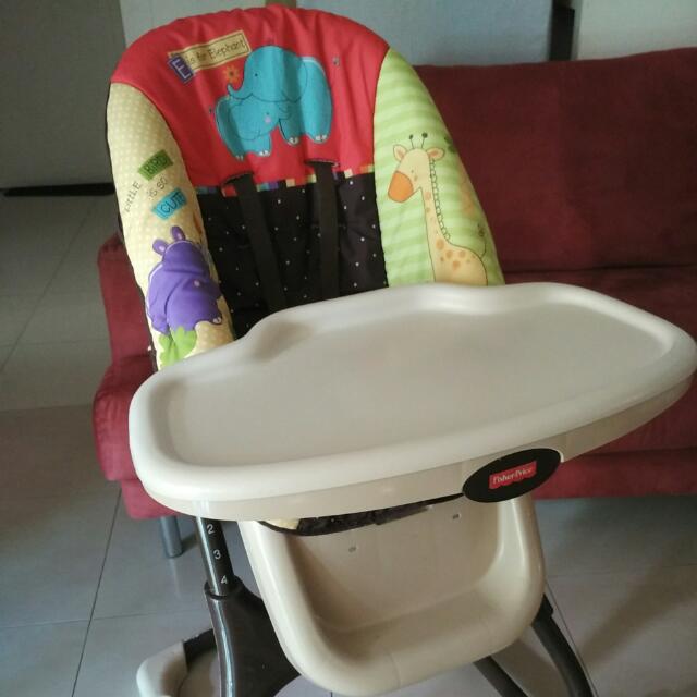 Fisher price luv discount u zoo high chair