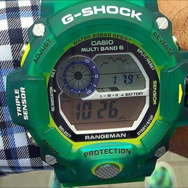 G shock Rangeman Jelly Green Used Mobile Phones Gadgets