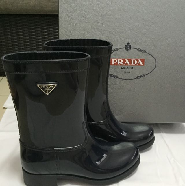 prada rubber boots
