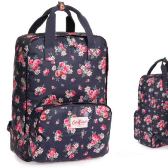 cath kidston navy floral bag