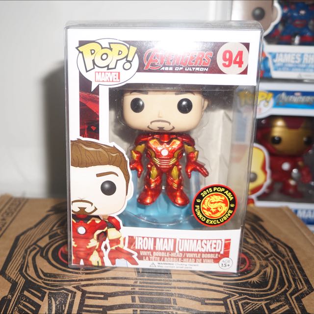 unmasked iron man pop