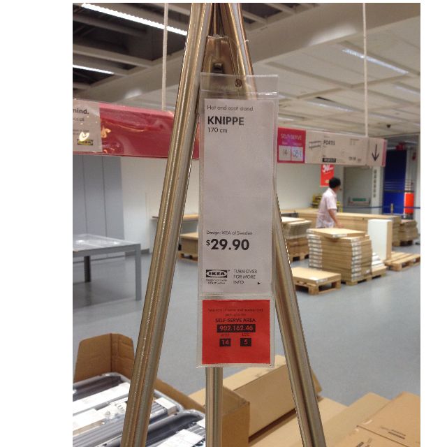 IKEA KNIPPE Hat and coat stand Furniture Home Living Home Improvement Organisation Hooks Hangers on Carousell