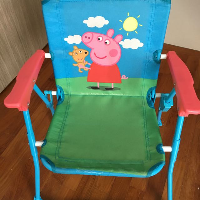Kids Folding Peppa Pig Chair Toys Games On Carousell