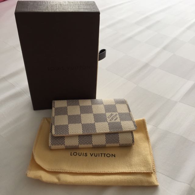 Shop Louis Vuitton DAMIER AZUR LV CARD HOLDER DAILY Damier Azur Leather Card  Holders N60286 by Belleplume