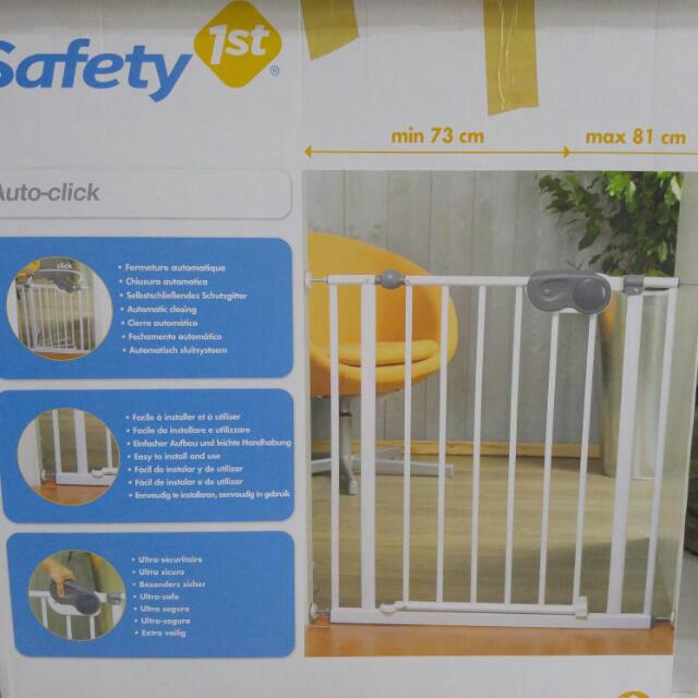 Safety First Baby Gate With Extensions, Babies & Kids, Baby Nursery