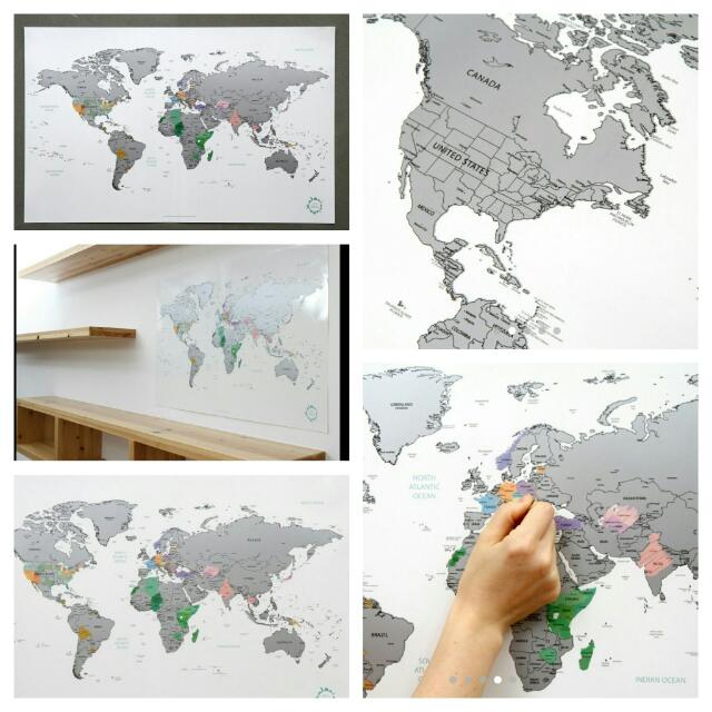Scratch Map Global Scratchmap (Category: Other Home Furniture) located in Singapore. Submitted by kkkll.89 (Listing ID 39817343, Image 1). Description: .