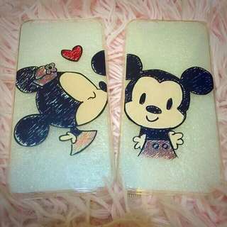 [V'day Special] Chalkboard Mickey Minnie iPhone Case