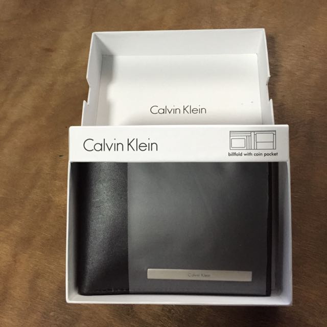 calvin klein wallet with coin pocket