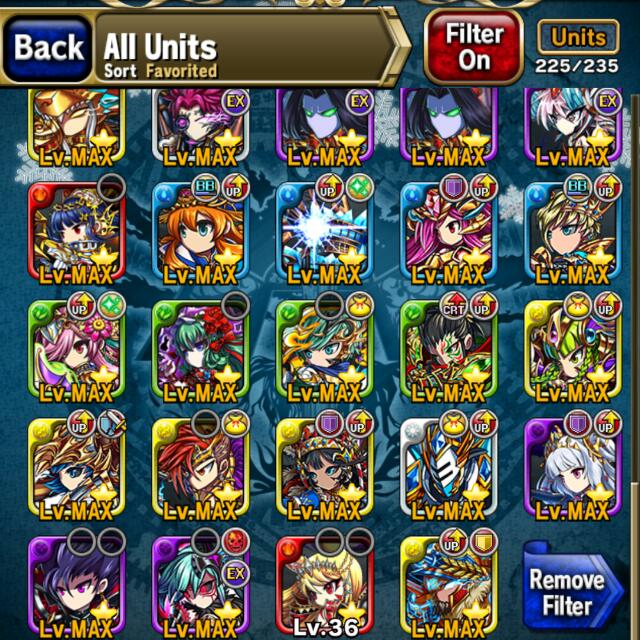 BRAVE FRONTIER GLOBAL Account All Meta Units AVANT BATCH, SBS, GRIFF
