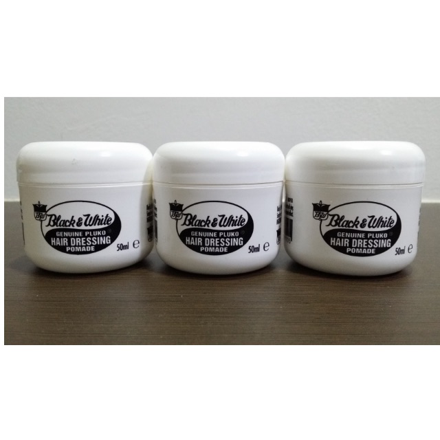 Black And White Hair Dressing Pomade 50ml