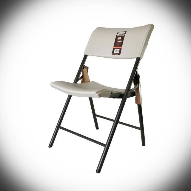 大降價cosco 塑膠折疊椅 Lifetime Folding Chair Plastic 居家生活在旋轉拍賣