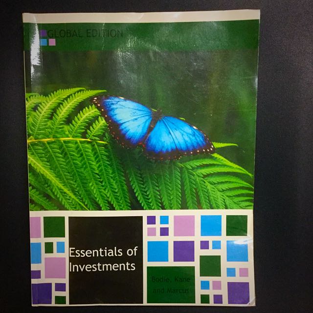 Essentials Of Investments Mcgraw Hill Bodie Kane Marcus Ninth Edition Books Stationery Textbooks On Carousell