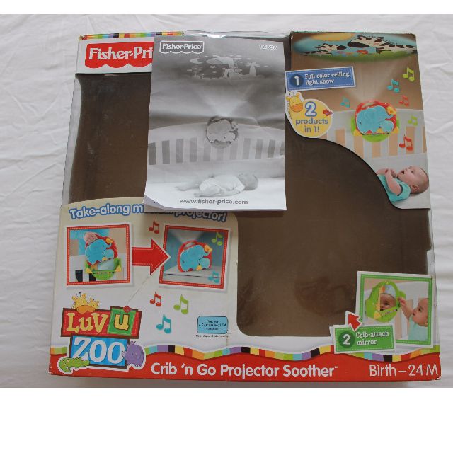 Fisher Price Luv U Zoo Crib N Go Projector Soother On Carousell