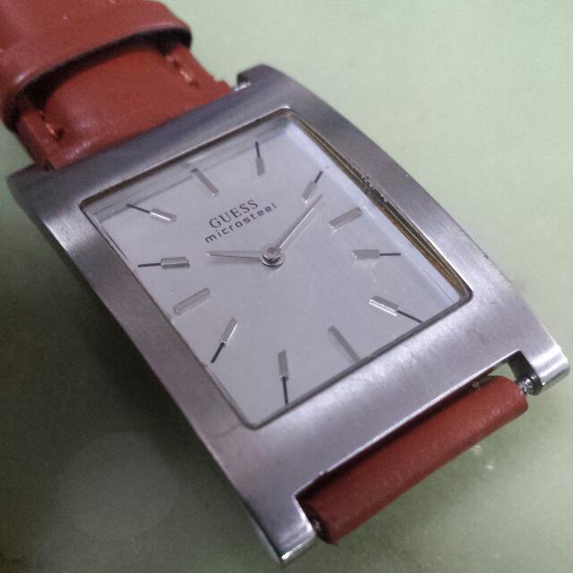 Guess Microsteel Quartz Watch Japan Movement. Hobbies Toys Memorabilia Collectibles Vintage Collectibles on Carousell
