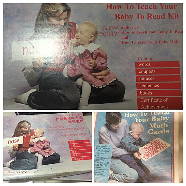 SGD450 For 3 Sets Glenn Doman Flash Cards/ Words Cards/ Dots Cards And