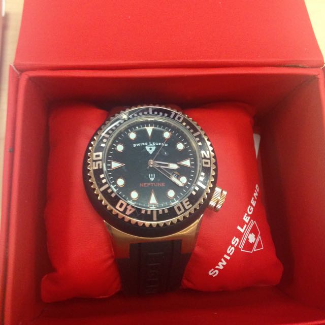 Swiss legend rose gold watch sale