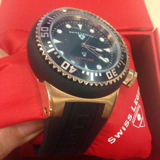Swiss legend rose gold watch store