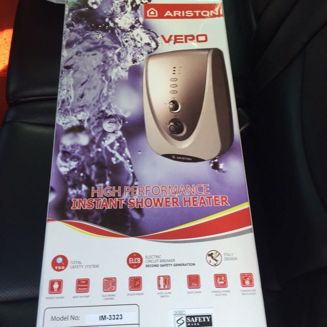 Ariston Vero Water Heater IM3323, Furniture & Home Living, Bathroom