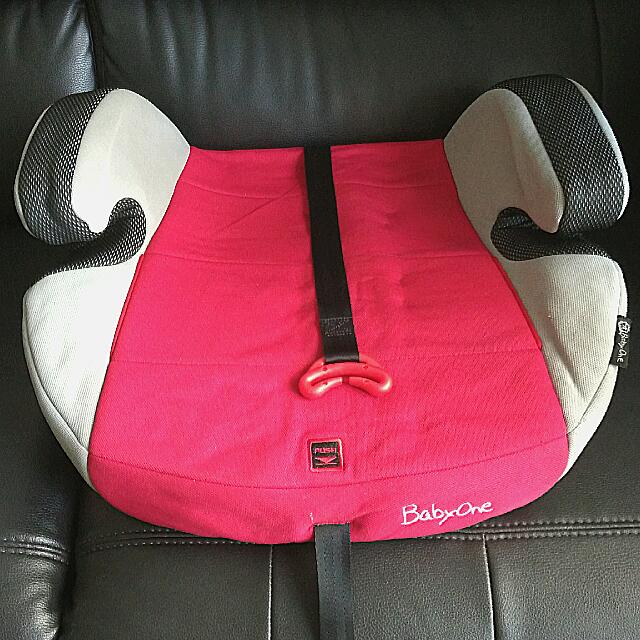 BabyOne Car Booster Seat Red Babies Kids Going Out Car Seats on Carousell