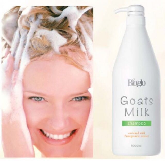 Bioglo Goats Milk Shampoo 1000ml, Beauty & Personal Care, Hair on Carousell