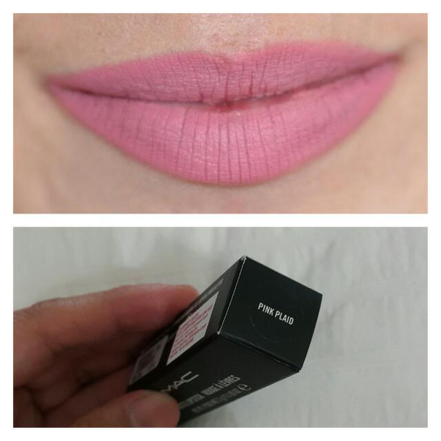 Original MAC Lipstick "Pink Plaid", Health & Beauty on Carousell