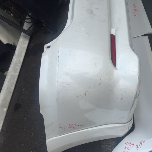 Toyota Wish Bumper With Skirting Like Photo, Auto Accessories on Carousell