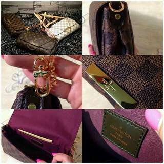 Louis Vuitton Favorite MM Damier Ebene 41129, Women's Fashion, Bags &  Wallets, Cross-body Bags on Carousell