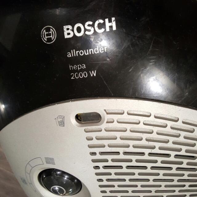 Bosch Allrounder HEPA 2000w Vacuum Cleaner, TV & Home Appliances, Air