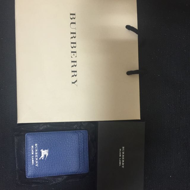 Burberry name card holder clearance