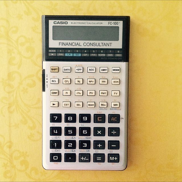 casio financial calculator
