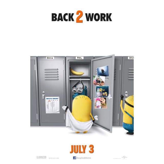 Despicable Me 2 Poster w Frame, Furniture & Home Living, Home Decor ...
