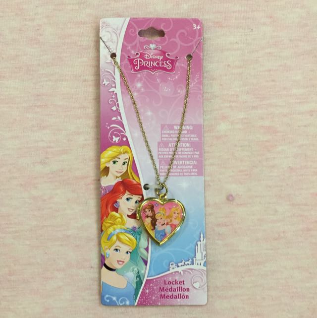 Disney Princess Necklace Locket Medallion