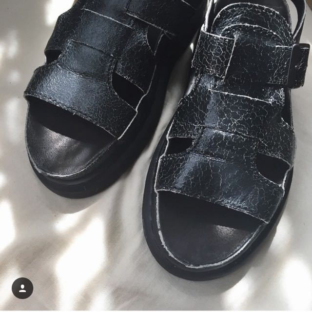 cracked doc martens